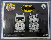 Zebra / Bullseye Batman from Batman - Batman Pop! manufactured by Funko [Back]