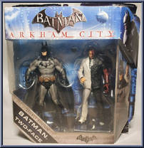 Batman (Arkham City) / Two-Face from Batman Legacy - Wave 1 - 2-Packs manufactured by Mattel [Front]
