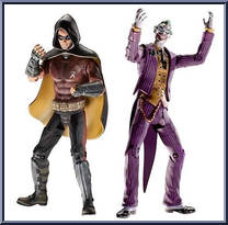 Robin (Arkham City) / Joker from Batman Legacy - Wave 2 - 2-Packs manufactured by Mattel [Loose]