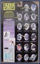 Batman (Dark Warrior) from Batman - Legends of - Series 2.5 manufactured by Kenner [Back]