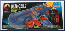 Batmobile (Two Vehicles in One!) from Batman - New Adventures - Accessories manufactured by Kenner [Front]