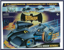 Triple Mission Batmobile from Batman - New Animated - Vehicles manufactured by Mattel [Front]