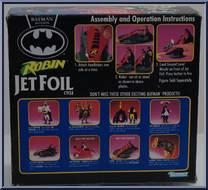 Robin Jet Foil from Batman Returns - Vehicles manufactured by Kenner [Back]