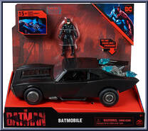 Batmobile from Batman - 2022 Movie manufactured by Spinmaster [Front]