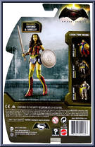 Wonder Woman from Batman v Superman - Basic Series manufactured by Mattel [Back]