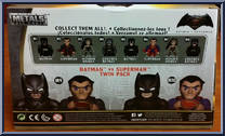 Batman vs Superman from Batman v Superman - Metals Die Cast manufactured by Jada Toys [Back]