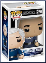 Commander Adama from Battlestar Galactica - Pop! Vinyl Figures manufactured by Funko [Front]