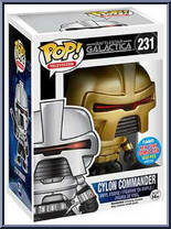 Cylon Commander (Gold) from Battlestar Galactica - Pop! Vinyl Figures manufactured by Funko [Front]