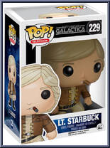 Lt. Starbuck (Brown Jacket) from Battlestar Galactica - Pop! Vinyl Figures manufactured by Funko [Front]