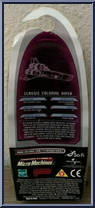 Classic Colonial Viper from Battlestar Galactica - Titanium Series (Die-Cast) manufactured by Galoob [Back]