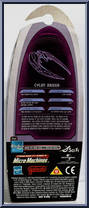 Cylon Raider from Battlestar Galactica - Titanium Series (Die-Cast) manufactured by Galoob [Back]