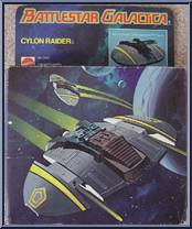 Cylon Raider from Battlestar Galactica - Vehicles manufactured by Mattel [Box-Front]