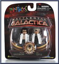 Doctor Gaius Baltar / Doc Cottle from Battlestar Galactica - Minimates - Wave 4 manufactured by Diamond Select [Front]