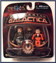 Lieutenant Helo / Deck Chief Galen Tyrol from Battlestar Galactica - Minimates - Wave 3 manufactured by Diamond Select [Front]