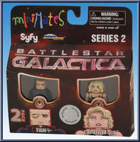 Tigh / Captivity Six from Battlestar Galactica - Minimates - Toys R Us - Wave 2 manufactured by Diamond Select [Front]