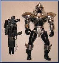 Cylon Centurion (Silver) from Battlestar Galactica - Basic Series manufactured by Trendmasters [Loose]