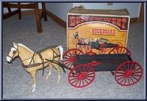 Buckboard & Wheeled Thunderbolt from Best of the West - Best of the West - Accessories manufactured by Marx [Loose]