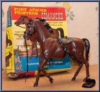 Comanche (Bay) from Best of the West - Fort Apache Fighters - Accessories manufactured by Marx [Loose]