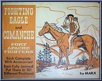 Fighting Eagle & Comanche from Best of the West - Fort Apache Fighters - Accessories manufactured by Marx [Front]