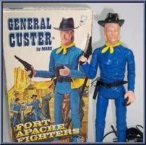 General Custer from Best of the West - Fort Apache Fighters manufactured by Marx [Loose]