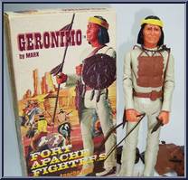 Geronimo (Cream) from Best of the West - Fort Apache Fighters manufactured by Marx [Loose]