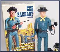 Zeb Zachary from Best of the West - Fort Apache Fighters manufactured by Marx [Loose]