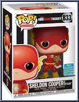 Sheldon Cooper as The Flash from Big Bang Theory - Pop! Vinyl Figures manufactured by Funko [Front]