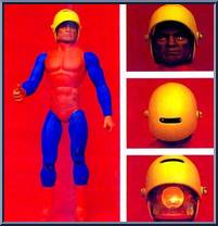 Captain Laser from Big Jim - Space Figures manufactured by Mattel [Loose]