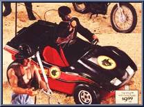 Dune Buggy (The Whip's) from Big Jim - P.A.C.K. Vehicles manufactured by Mattel [Loose]