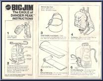 Eagle of Danger Peak from Big Jim - Adventure Accessory Set manufactured by Mattel [Loose]