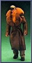 Fur Collared Coat from Big Jim - Big Jim Outfits: Italian Leather manufactured by Mattel [Loose]