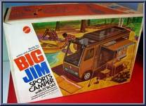 Sports Camper (Roulotte) w/Boat from Big Jim - Adventure Vehicles manufactured by Mattel [Front]