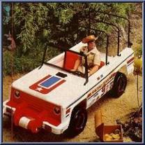Super Off-Road Jeep from Big Jim - Adventure Vehicles manufactured by Mattel [Loose]