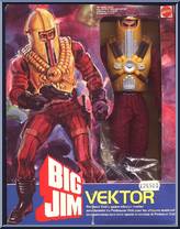 Vektor from Big Jim - In the Future Figures manufactured by Mattel [Front]