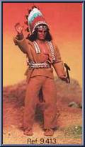 West: Indian Chief (Brown) from Big Jim - Old West Outfits manufactured by Mattel [Loose]