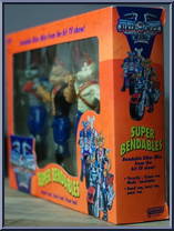 Set from Biker Mice From Mars - Super Bendables manufactured by Galoob [Side]