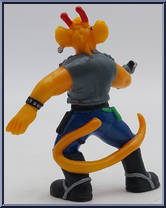 Throttle from Biker Mice From Mars - Basic Series manufactured by Bullyland [Loose]