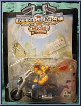 Throttle from Biker Mice From Mars - On Bikes manufactured by Bullyland [Front]
