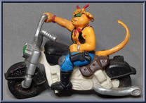 Throttle from Biker Mice From Mars - On Bikes manufactured by Yolanda [Loose]