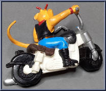 Throttle from Biker Mice From Mars - On Bikes manufactured by Yolanda [Loose]