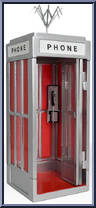 Time Traveling Phone Booth from Bill and Ted's - Accessories manufactured by Incendium [Loose]