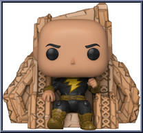 Black Adam on Throne Action Figure