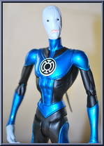 Saint Walker (Blue Lantern) from Blackest Night - Series 1 manufactured by DC Direct [Loose]