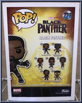 Black Panther (Blue Glow) from Black Panther - Pop! Vinyl Figures manufactured by Funko [Back]