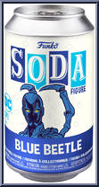 Blue Beetle (Metallic) from Blue Beetle - Soda manufactured by Funko [Front]
