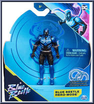 Blue Beetle (Hero-Mode) from Blue Beetle - 4" Scale manufactured by Spinmaster [Front]