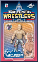 Jeff Jarrett (Silver / Red Shorts) from Bone Crushing Wrestlers - Series II manufactured by FC Toys [Front]