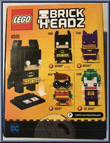 Batman #1 from BrickHeadz - DC manufactured by Lego [Back]
