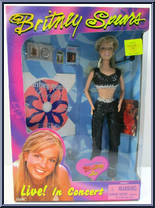 Britney Spears (Black Top / Black Pants) from Britney Spears - Live In Concert manufactured by Play Along [Front]