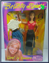 Britney Spears (Red Top / Black Skirt) from Britney Spears - Live In Concert manufactured by Play Along [Front]